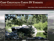 Tablet Screenshot of cabinsinyosemite.net